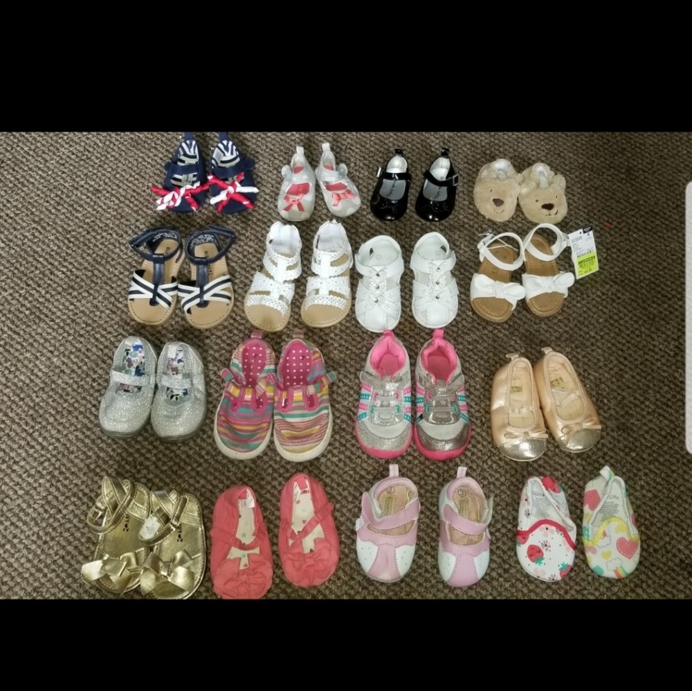 Girls Baby/Toddler shoe lot